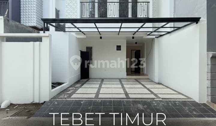 Termurah !! Brand New House 2 Unit di Tebet Timur Built In 2026 Akses Jalan 2 Mobil, Lokasi Strategis, Nego !