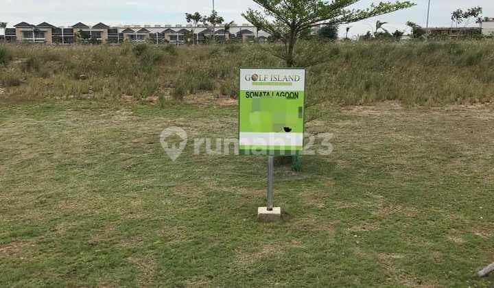 Kavling Sonata Lagoon Golf Island Dijual – Hadap Selatan - Lokasi Premium!
