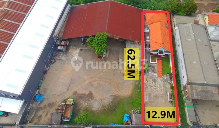 Tanah 806mtr Di Karawaci Jln Imam Bonjol Dengan Bangunan Rumah Tua 1 Lantai