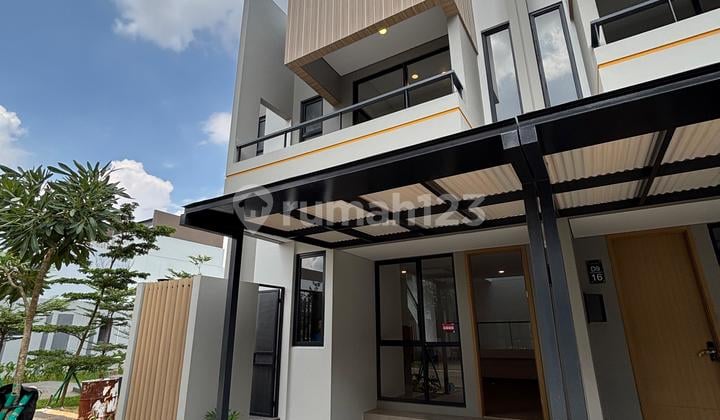 English: "Cheapest Rental Modern House Belova @ Terravia BSD City - Just Bring Your Suitcase"