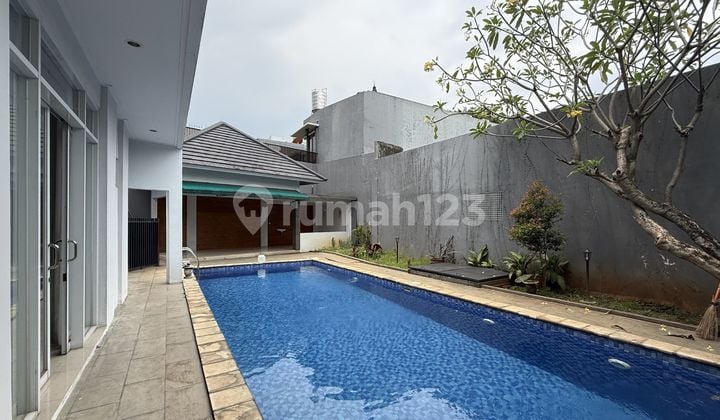 Sewa Rumah 300 Jt Bintaro Jaya British School Akses Tol 6+2 Kamar Kolam Renang