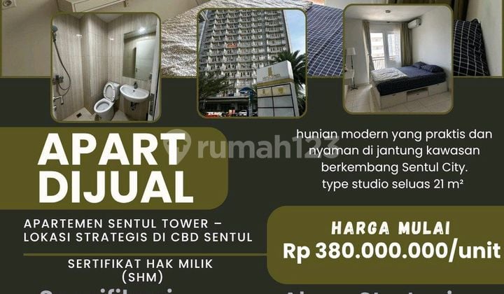 Dijual Apartemen Sentul Tower - Lokasi Strategis Di Cbd Sentul