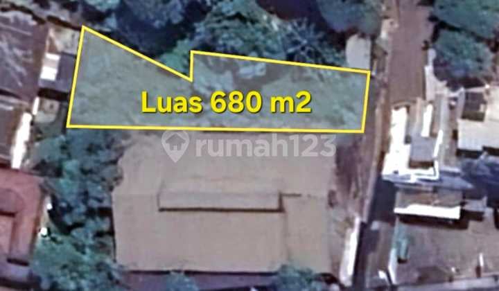 4.5Jt Tanah Pondok Cabe Pamulang 680M² Pinggir Jalan Raya Timur