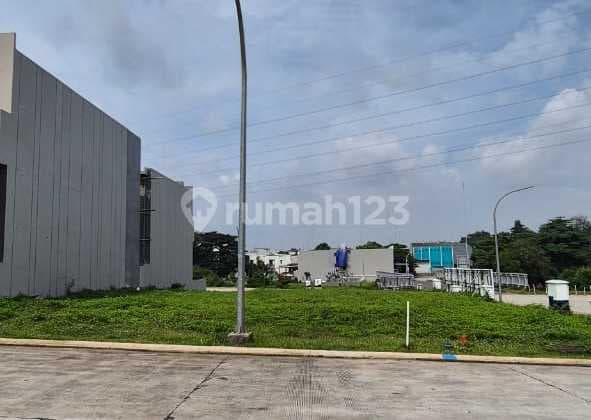 17Jt Kavling Pergudangan Taman Tekno Hoek Barat-Utara Lebar ±19