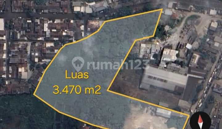 15Jt Tanah Komersial Legok Karawaci 3.470M2