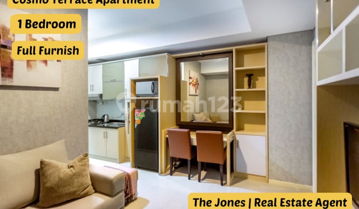 Sewa Apartemen Cosmo Terrace 1 Bedroom Full Furnished