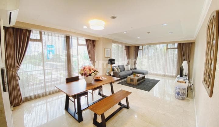 Sewa Apartemen Istana Sahid Sudirman - 3+1 Bedroom Full Furnished