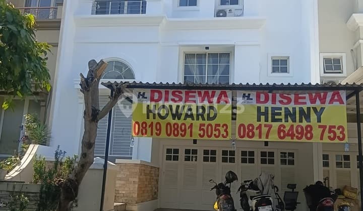 Disewa Rumah Bgm Pik 8X18, 2.5Lantai Semi Furnished, 5Ac, Lemari, Kitchenset Dll. Siap Huni