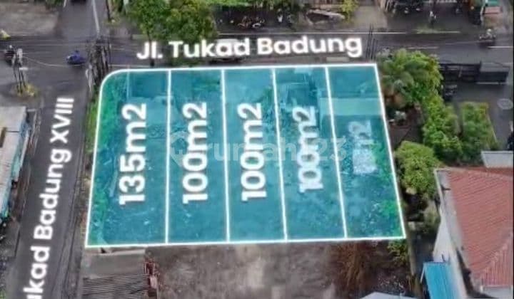 Tanah Premium Jalan Utama Tukad Badung Renon Denpasar
