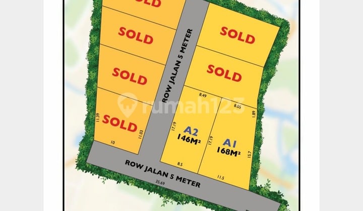 Tanah Pakem Siap AJB, Dekat Kopi Rolas Kaliurang