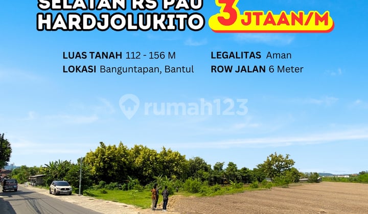 Tanah Kavling Banguntapan Cocok untuk Usaha Ruko atau Kos