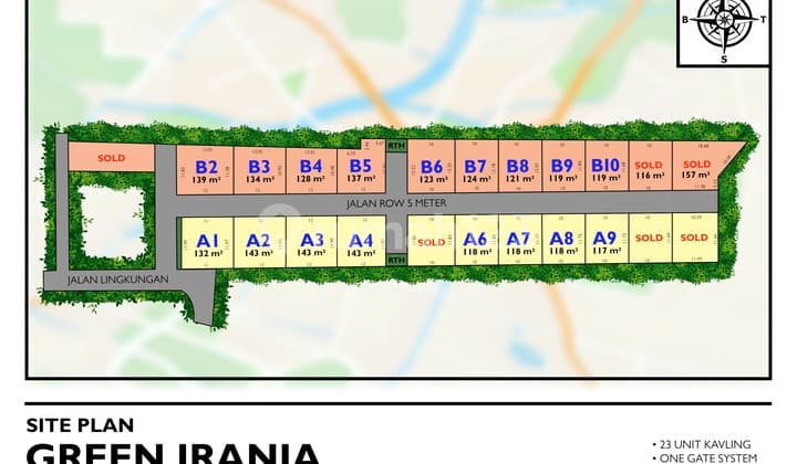 Tanah Kaliurang SHM Pekarangan, Dekat Resto Boyong Kalegan