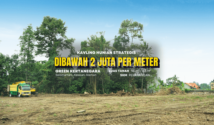 Tanah Sleman Asri , Dekat Supermarket Pamela 7 Selomartani