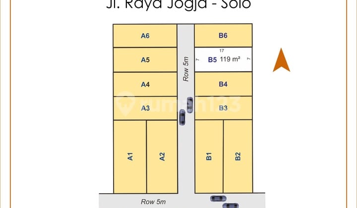 Tanah Kalasan Asri,Lingkungan Nasionalis, bisa di Cicil Bunga 0%