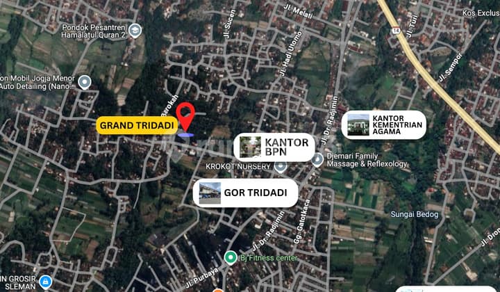 Tanah Sleman Kota, Strategis Dekat Pasar Sleman
