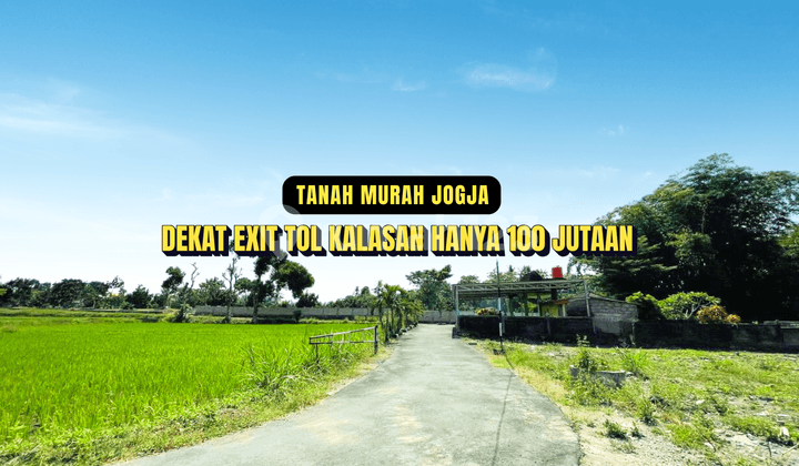 Dekat Supermarket Pamela 7, Tanah Selomartani Lahan Lapang