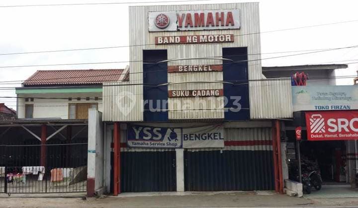Dijual Eks Bengkel Motor di Mainroad Garut