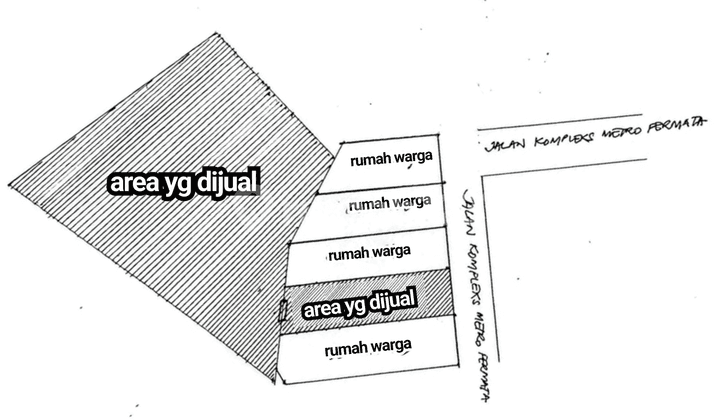 Dijual Kavling Perumahan Metro Permata 1