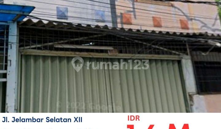 Dijual Murah Ruko Di Jelambar Selatan Aset Bank