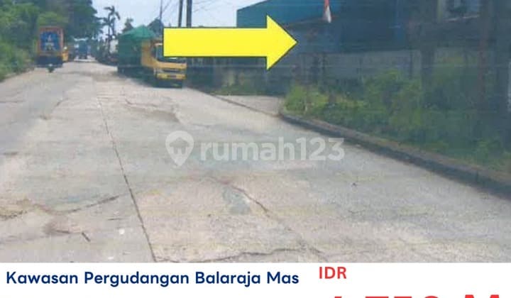 Dijual Murah Gudang di Bajamas Balaraja Tangerang Aset Macet Bank