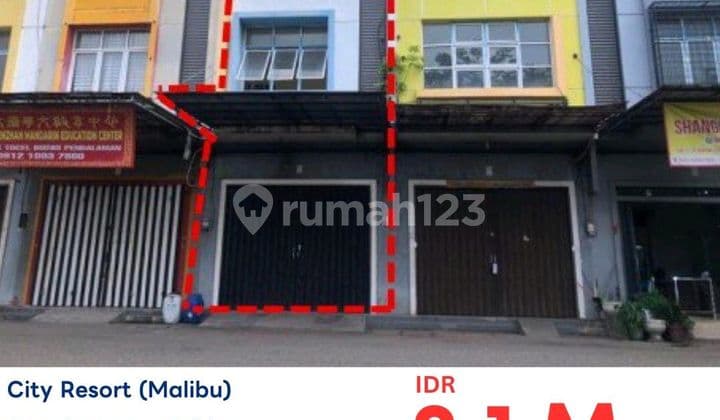 Dijual Murah Ruko Di City Resort Cengkareng Aset Bank