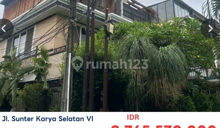 Dijual Rumah Murah Di Sunter Karya Aset Bank