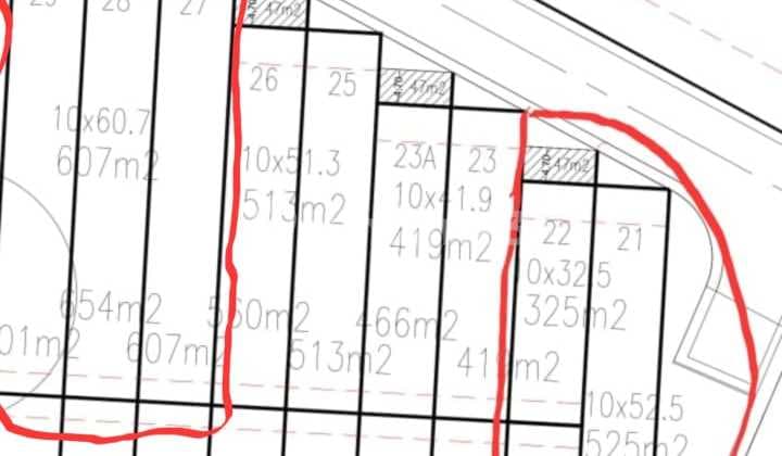 For sale 3 plots Laksana Pakuhaji Tangerang