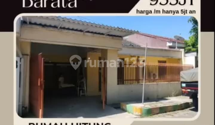 Dijual Rumah Hitung Tanah Lokasi Strategis Rungkut Surabaya