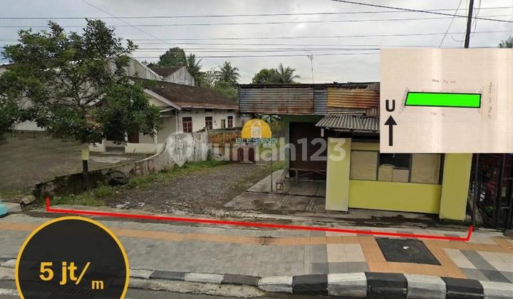 Tanah Bagus Luas Siap Pakai di Jalan Raya Salatiga