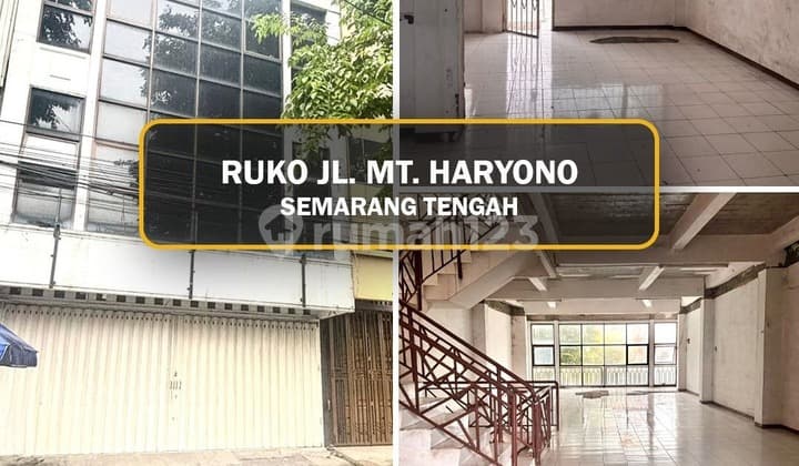 Ruko Bagus Cocok untuk Usaha di Mt Haryono Semarang Tengah