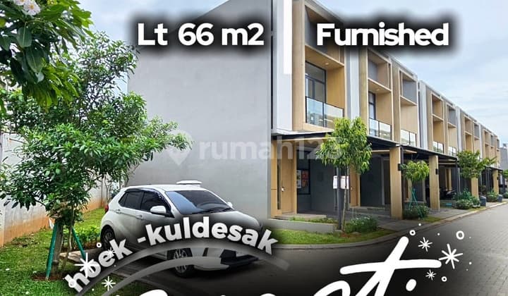 Dijual Rumah Furnished Hoek Kuldesak di Tanakayu Bsd City