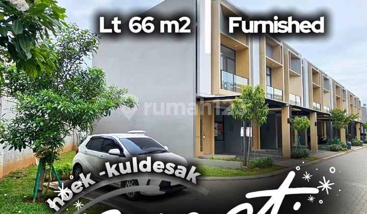 Dijual Rumah Furnished Hoek Kuldesak di Tanakayu Bsd City