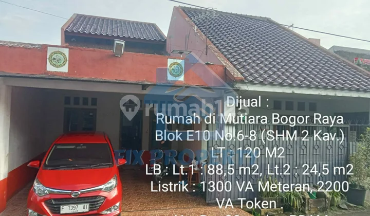 Dijual Rumah di Mutiara Bogor Raya