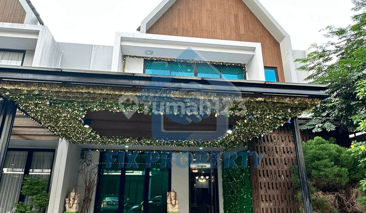 FOR SALE FULLY FURNISHED! MAHOGANY RESIDENCE CLUSTER HOUSE IN SUMMARECON BOGOR