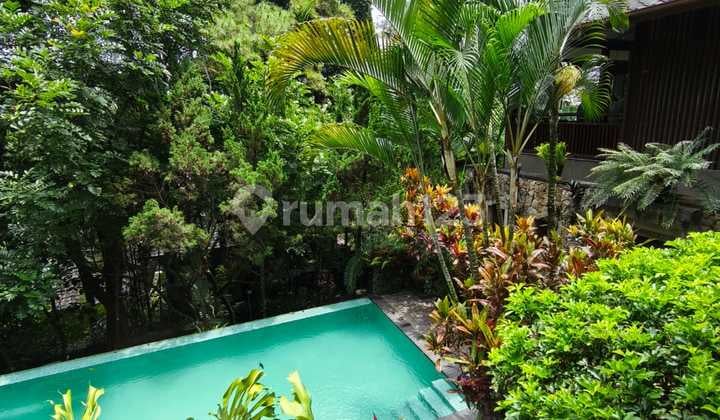 Rumah Ubud Bali Style Full Furnished di Sayap Ciumbuleuit Bandung