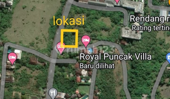 Tanah view laut dan bandara di jalan utama Uluwatu Bali