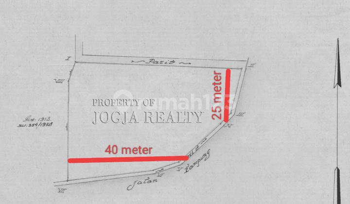 Tanah Impian Untuk Developer Atau Pengembang Perumahan Di Jantung Kota Yogyakarta