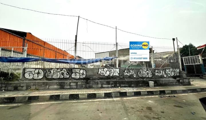 Disewakan Lahan + bangunan di Jl Raya Cipondoh (jalan besar , ramai)