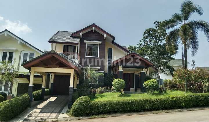 Disewakan Rumah di Perumahan Permata Sentul Golf. Bebas Banjir. Tenang. Asri. Halanan Luas Semi Furnished