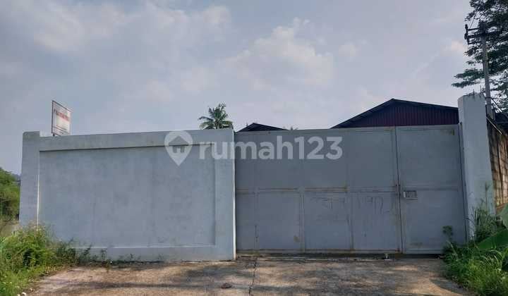 FOR SALE Warehouse Babakan Madang Area Strategic Flood-Free Near Toll Road