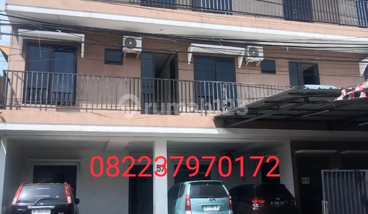 Rumah Kost 3 Lantai Strategis di Johar Baru Senen Jakarta Pusat