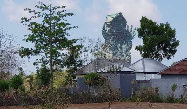 Langka!! Tanah datar besar view GWK di Ungasan, Bali