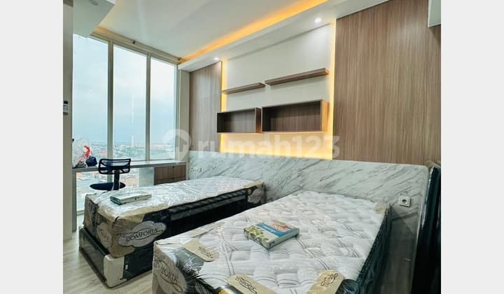 Dijual Apartment The Square Surabaya LT 17 Full Renov Shmsrs City View Siap Huni Murah