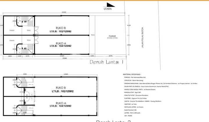 Di Jual Ruko Dengan Lokasi Yang Sangat Staregis