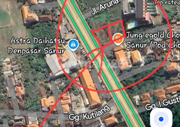 Land for sale in a strategic location in Sanur.