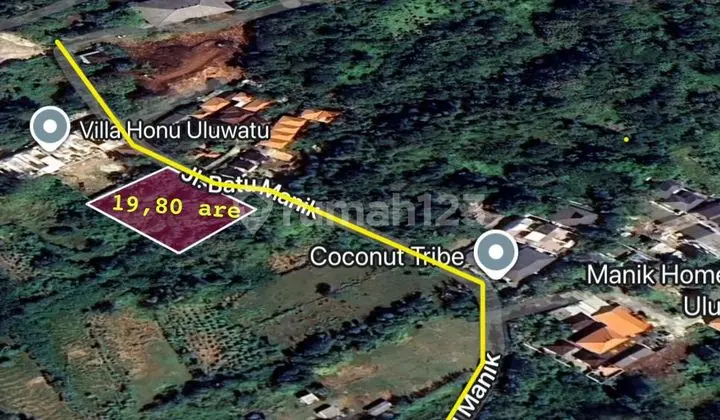 FREEHOLD LAND 1980 M2, NYANG NYANG - ULUWATU- BADUNG