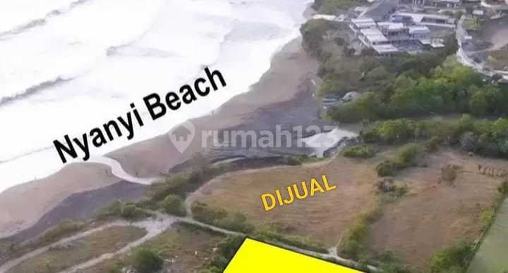 Tanah 3785 M2 Los Pantai Nyanyi, Dekat Nuanu City, Tanah Lot, Tabanan