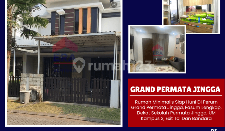 Dijual Rumah Minimalis Full Furnished Di Grand Permata Jingga