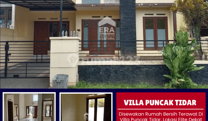 Disewakan Rumahterawat di Villa Puncak Tidar Dekat Machung