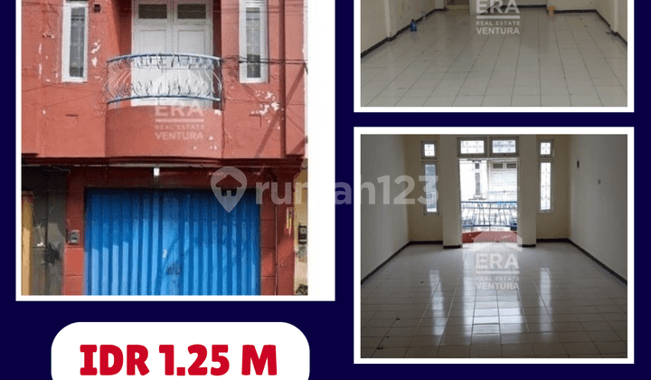 Dijual ruko di kompleks ruko Soekarno Hatta Indah, parkir luas